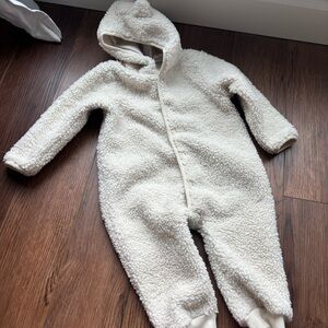 Jamie Kay Sherpa Bear Lenny Jumpsuit sz 1y